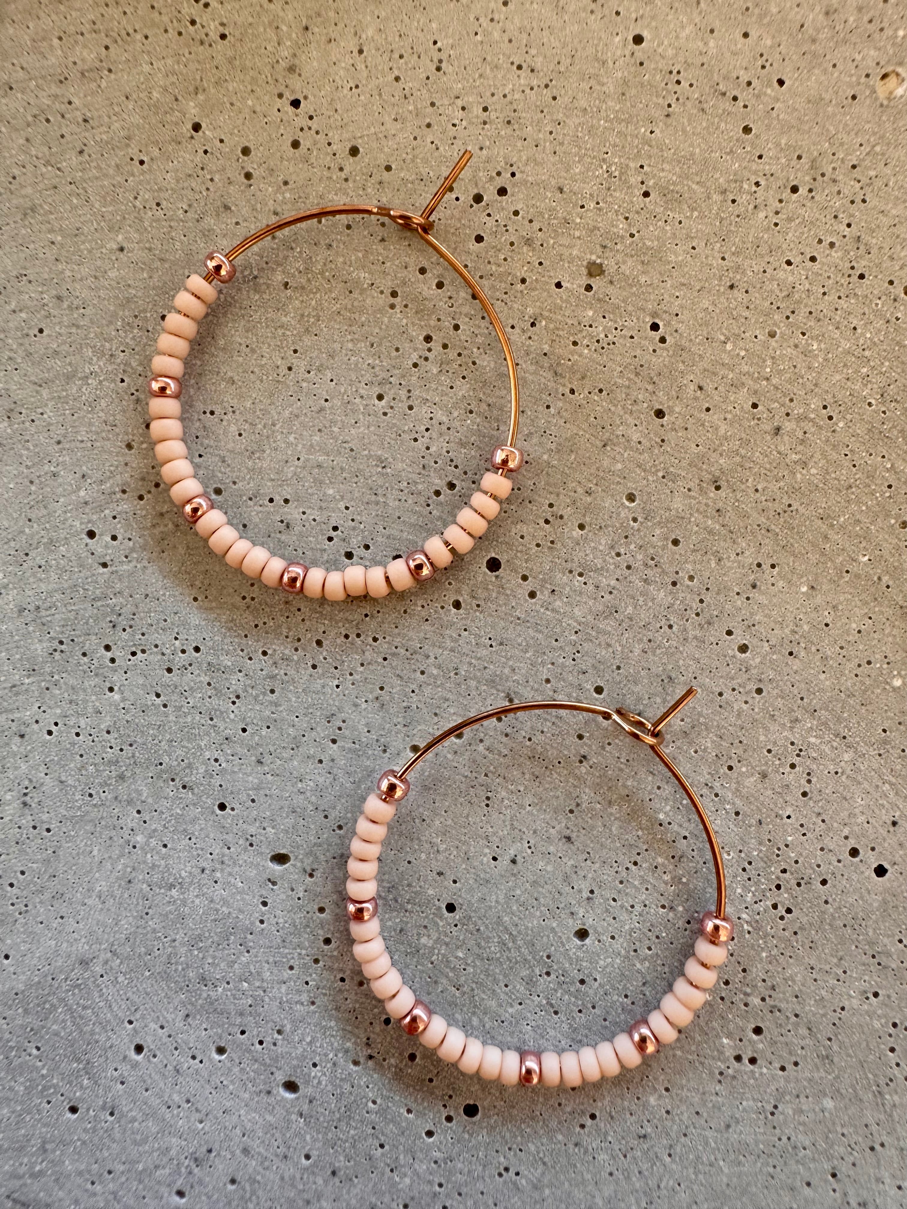 Loops · Beige · Roségold