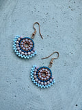 Perlenohrring S · Blau · Rosa · Lila · Roségold