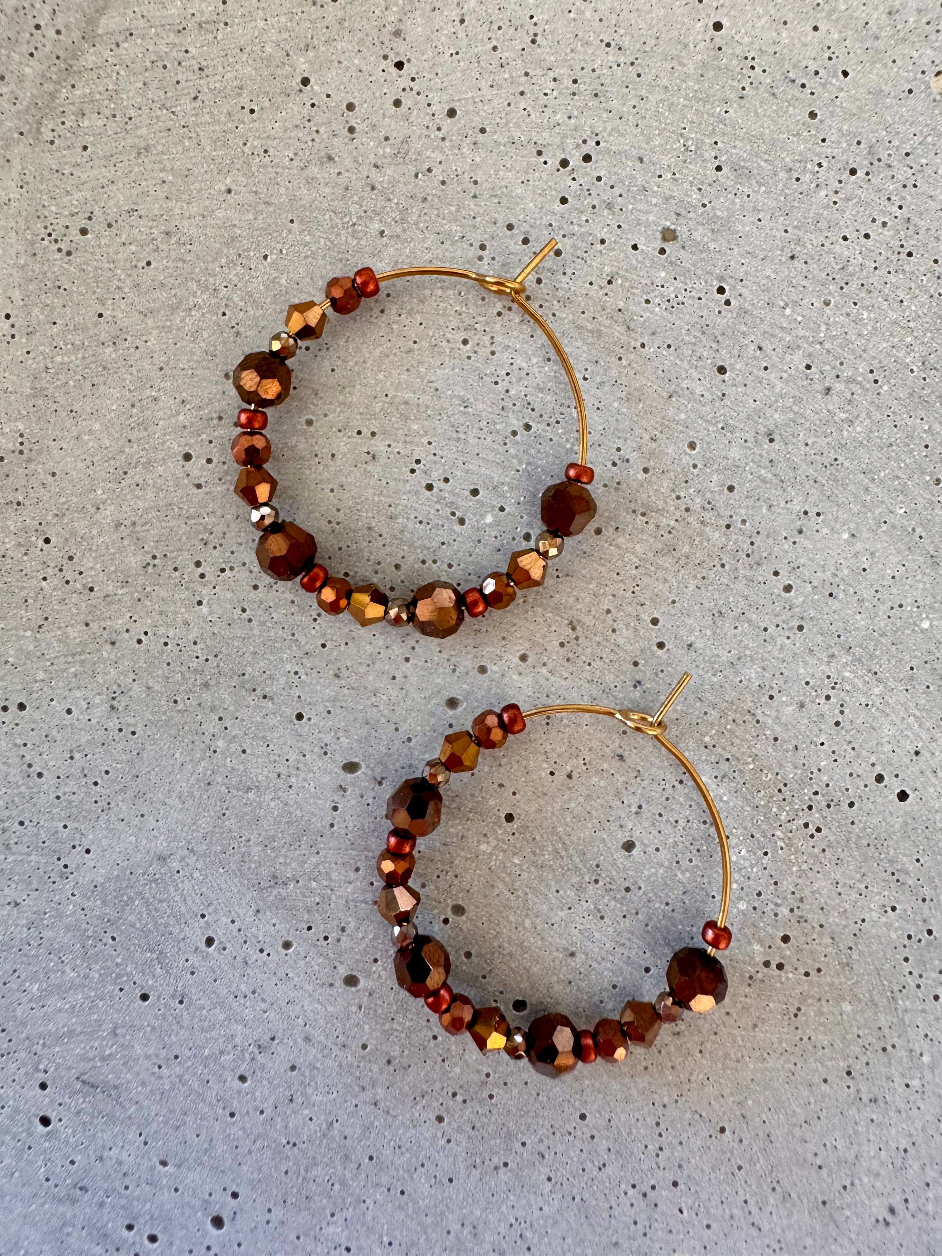 Loops · Braun · Kupfer · Gold
