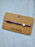Armband · Blitzblau · Silber · Herz
