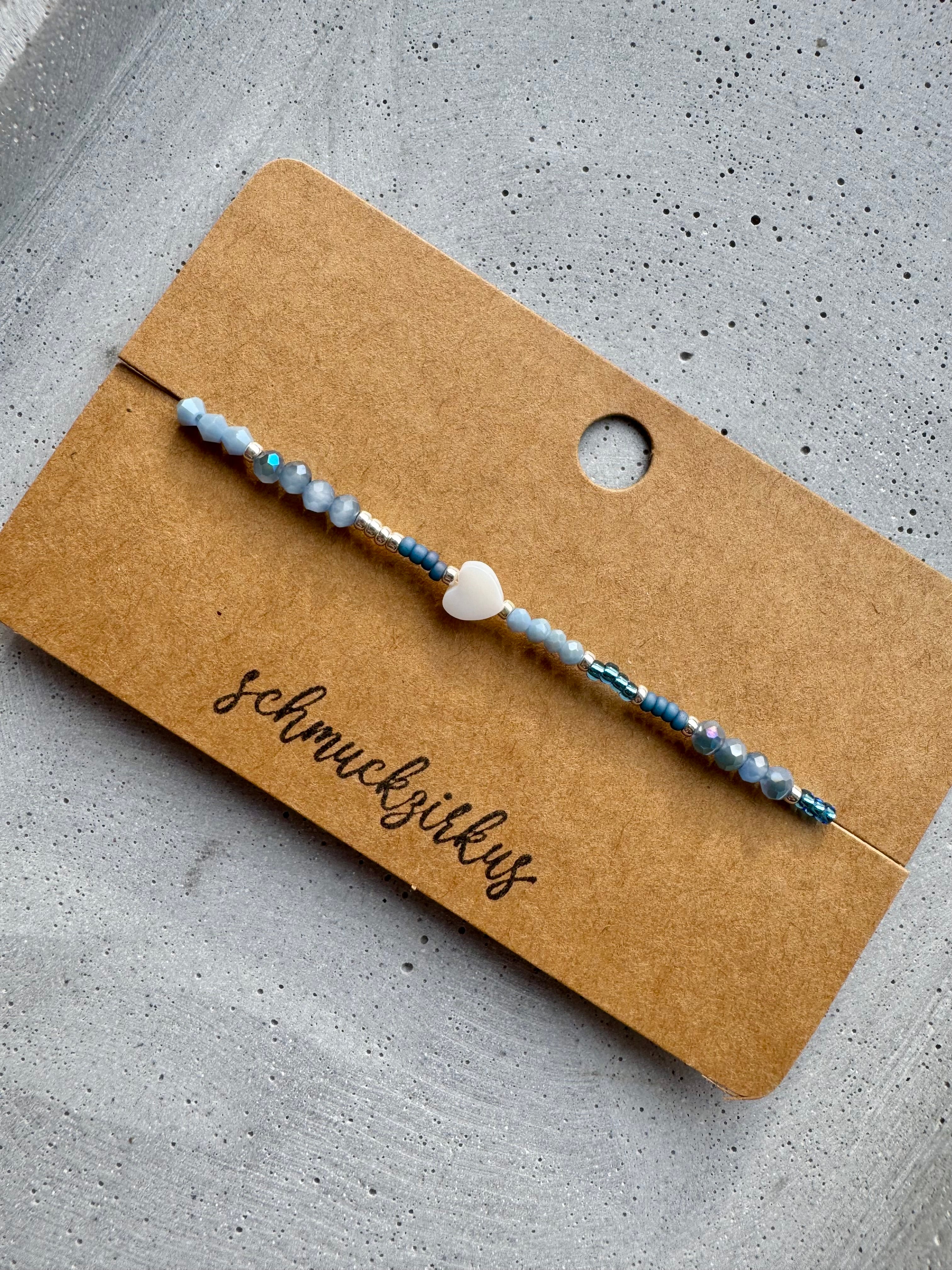 Armband · Blau Silber