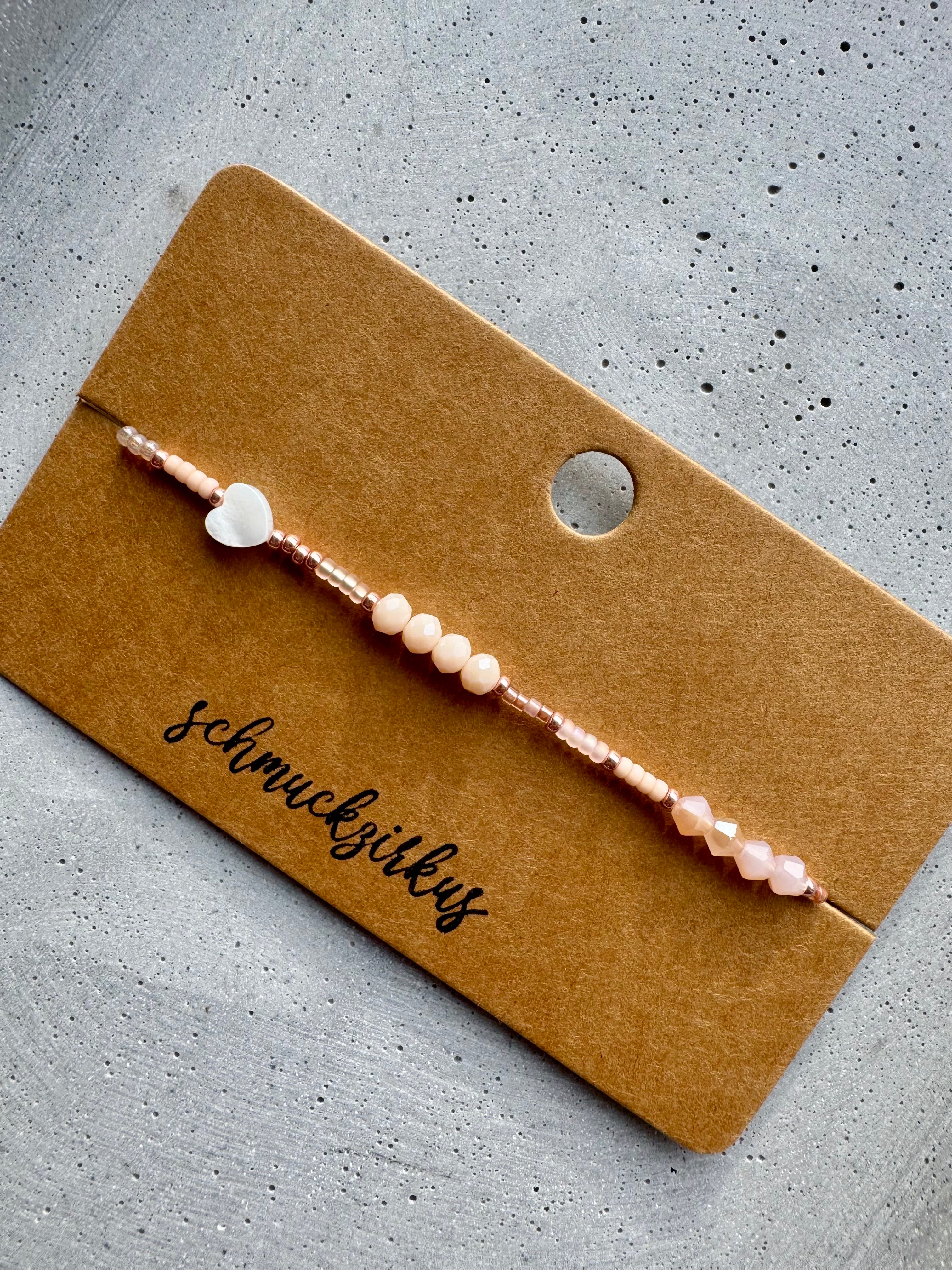 Armband · Rosa · Herz