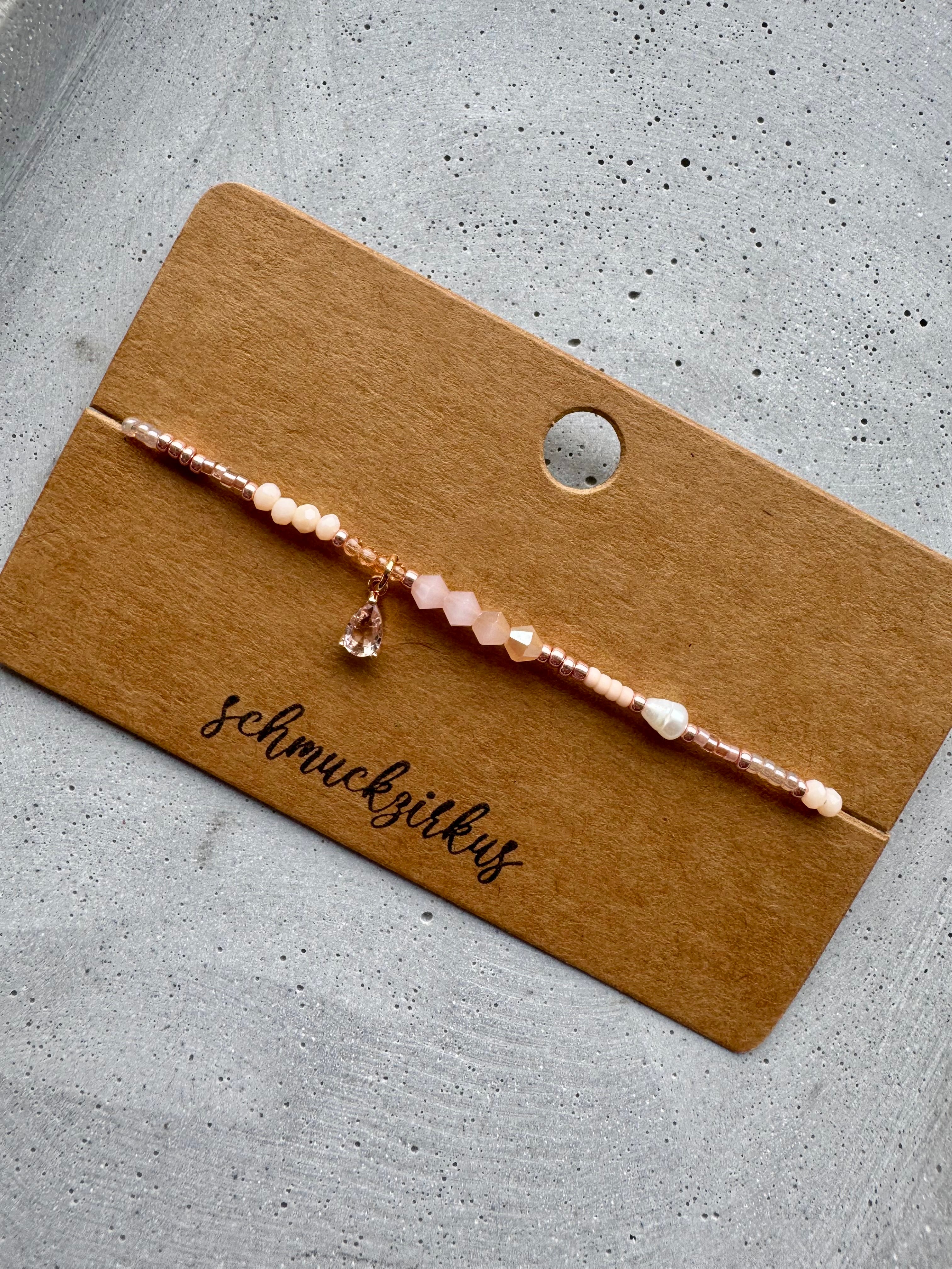 Armband · Rosa · Tropfen